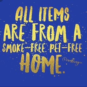 Smoke free pet free home